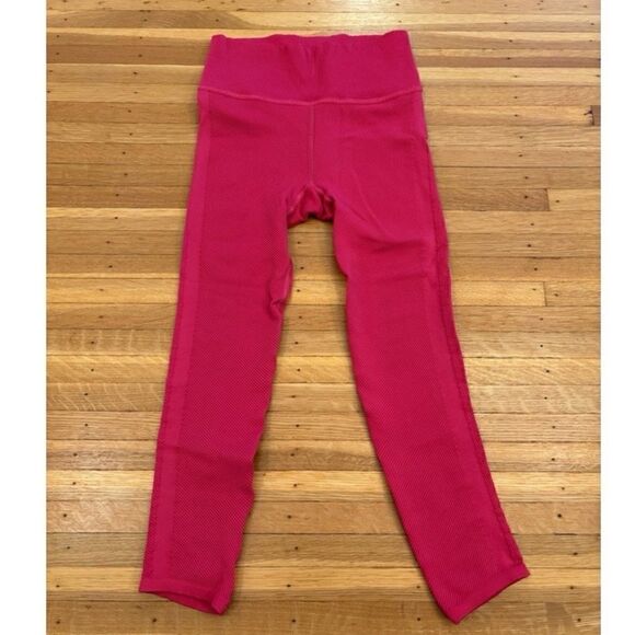 Free People Movement pink ribbed leggings - Picture 1 of 4